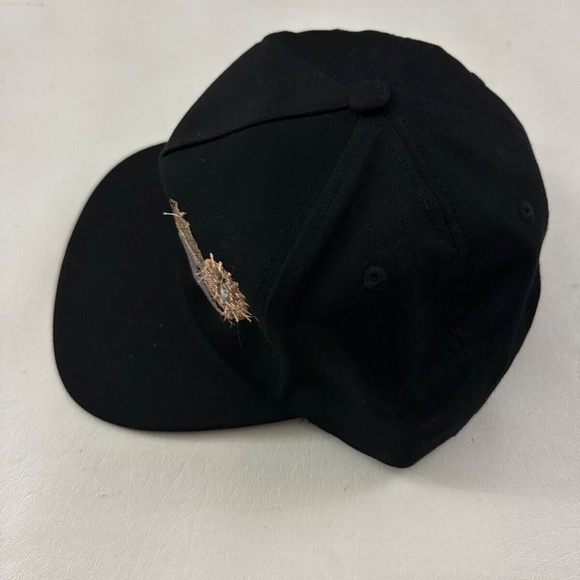 New Travis Scott Utopia Embroidered Black Graphic Snapback Hat Cap One Size